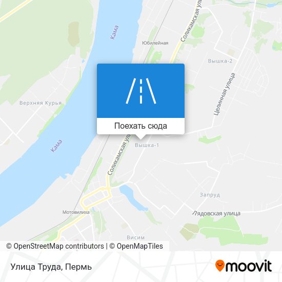 Карта Улица Труда