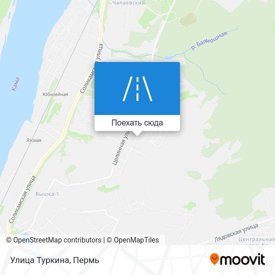 Карта Улица Туркина