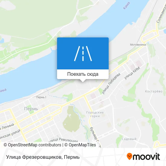 Карта Улица Фрезеровщиков
