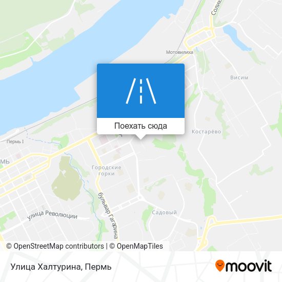 Карта Улица Халтурина