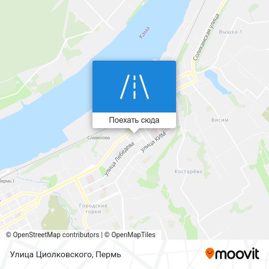 Карта Улица Циолковского