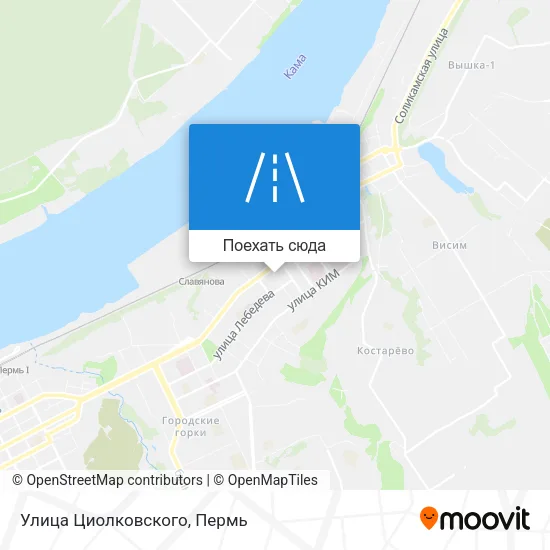 Карта Улица Циолковского