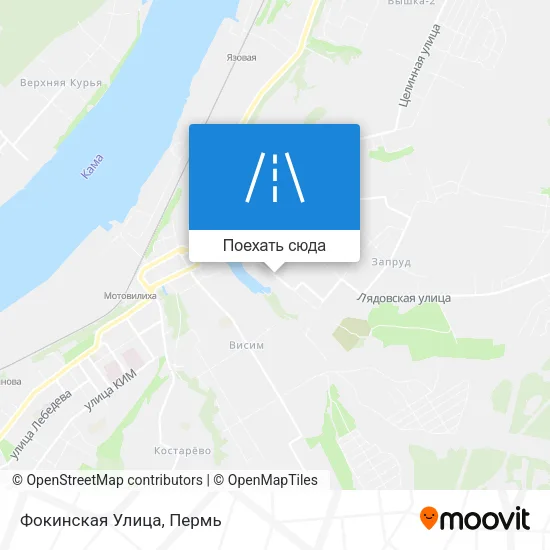 Карта Фокинская Улица