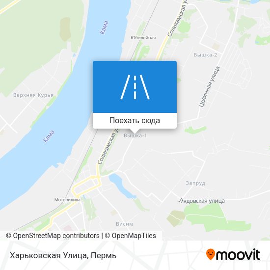 Карта Харьковская Улица