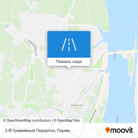 Карта 2-Й Гравийный Переулок