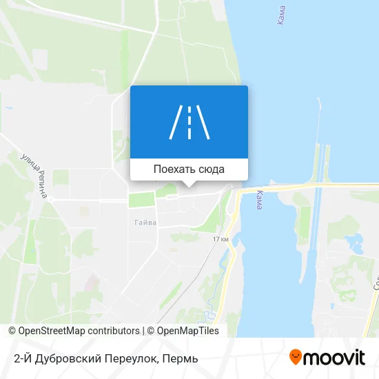 Карта 2-Й Дубровский Переулок