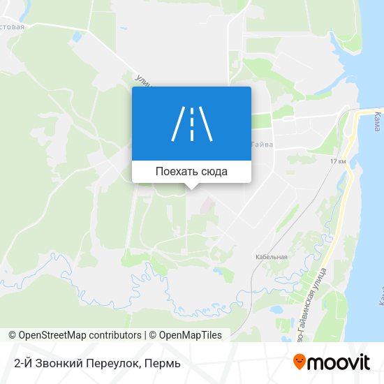 Карта 2-Й Звонкий Переулок