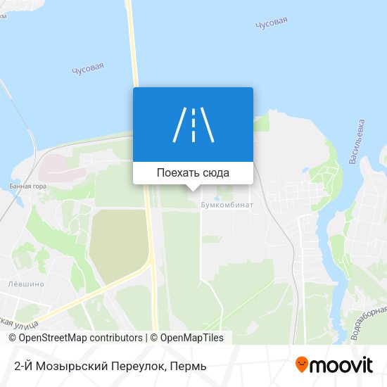 Карта 2-Й Мозырьский Переулок