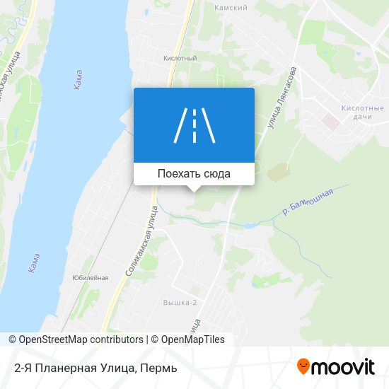 Карта 2-Я Планерная Улица