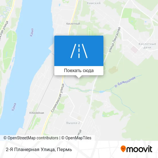 Карта 2-Я Планерная Улица