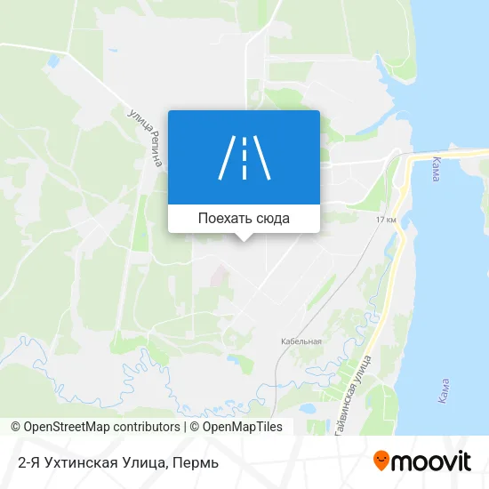 Карта 2-Я Ухтинская Улица