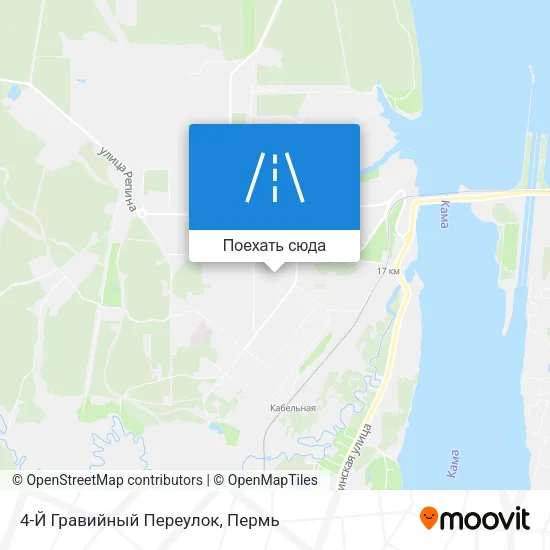 Карта 4-Й Гравийный Переулок
