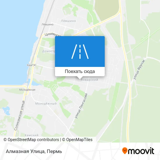 Карта Алмазная Улица