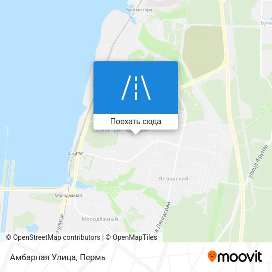 Карта Амбарная Улица