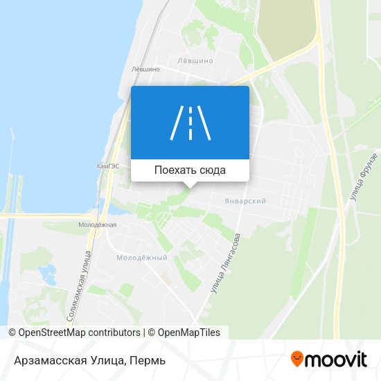 Карта Арзамасская Улица