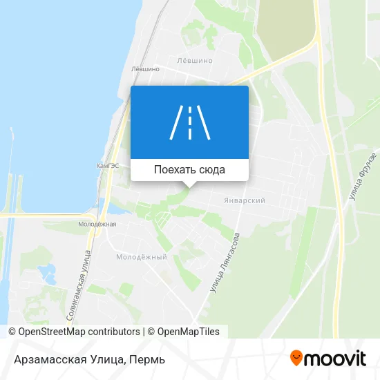 Карта Арзамасская Улица