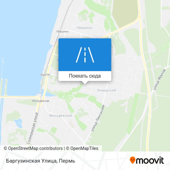 Карта Баргузинская Улица