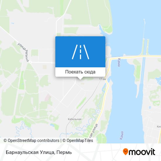 Карта Барнаульская Улица