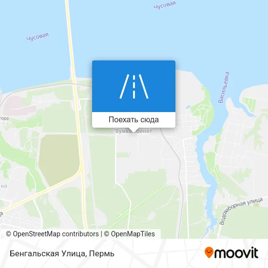 Карта Бенгальская Улица
