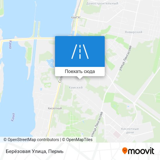 Карта Берёзовая Улица