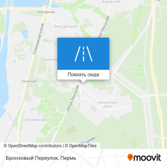 Карта Бронзовый Переулок