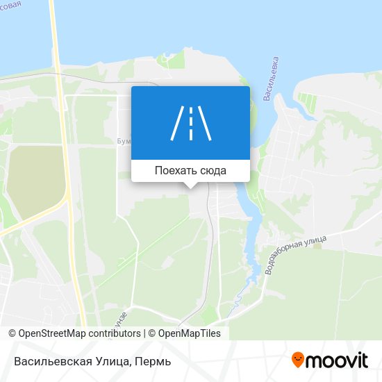 Карта Васильевская Улица
