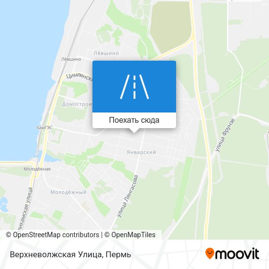 Карта Верхневолжская Улица