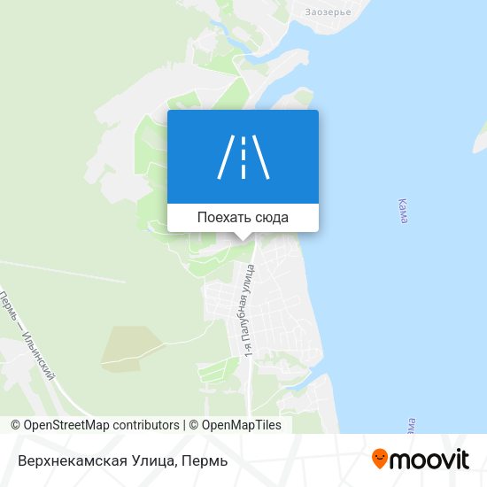 Карта Верхнекамская Улица