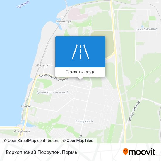 Карта Верхоянский Переулок