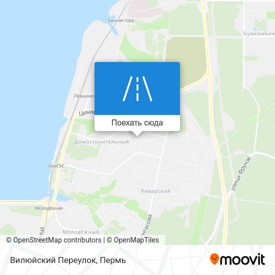Карта Вилюйский Переулок