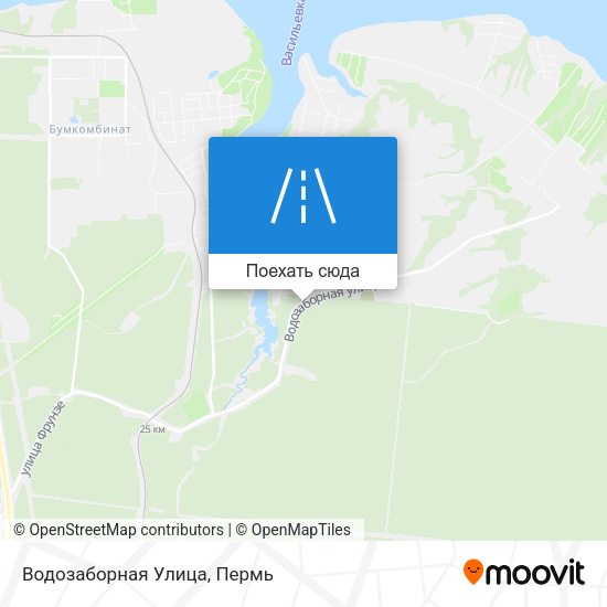 Карта Водозаборная Улица