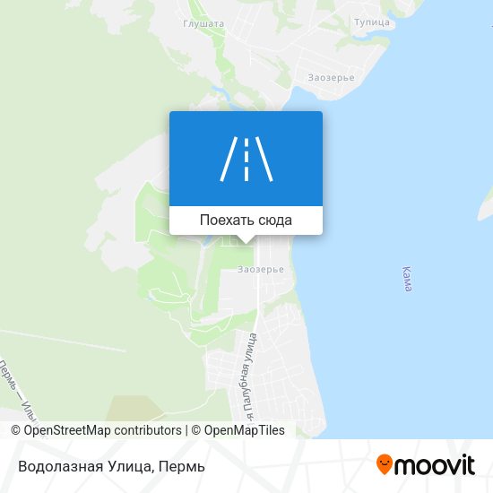Карта Водолазная Улица