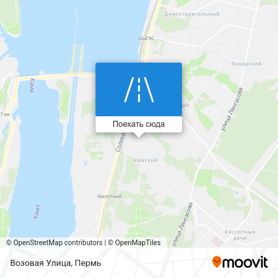 Карта Возовая Улица