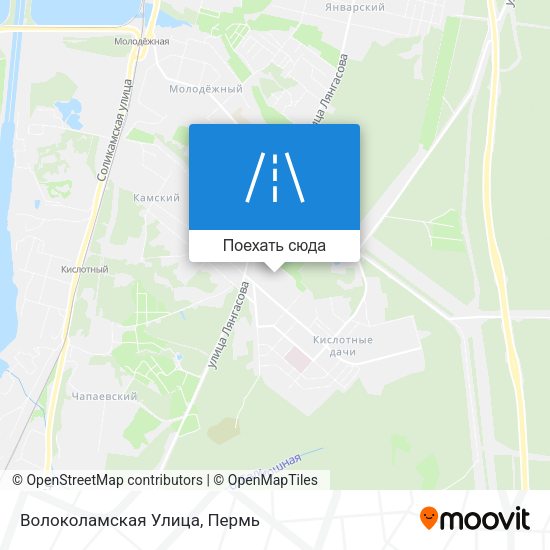 Карта Волоколамская Улица