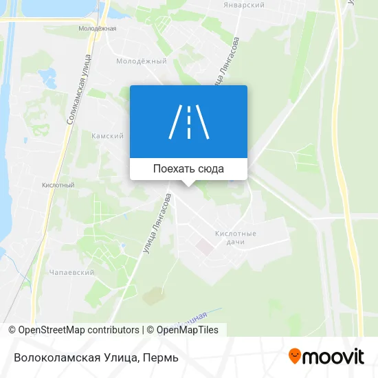 Карта Волоколамская Улица