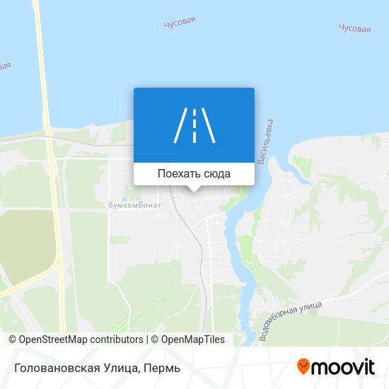 Карта Головановская Улица