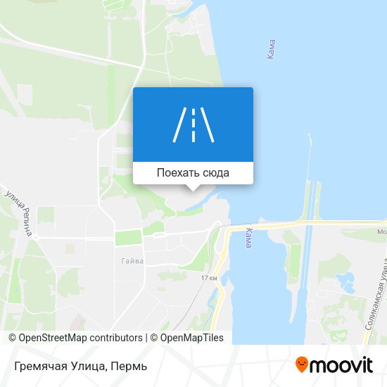 Карта Гремячая Улица
