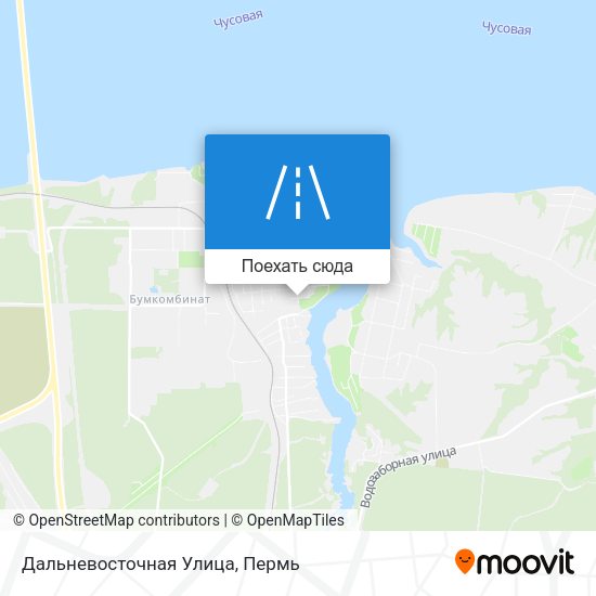 Карта Дальневосточная Улица