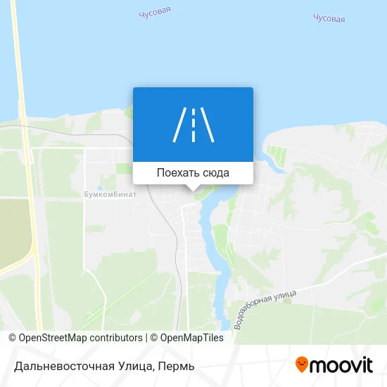Карта Дальневосточная Улица