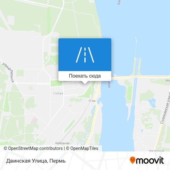 Карта Двинская Улица
