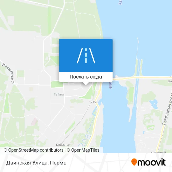 Карта Двинская Улица