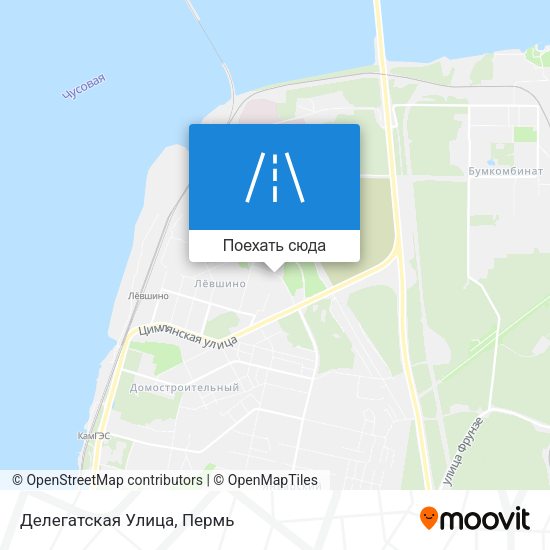 Карта Делегатская Улица
