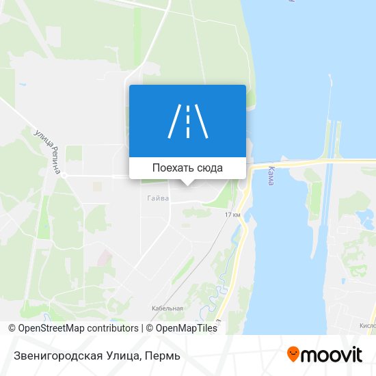 Карта Звенигородская Улица
