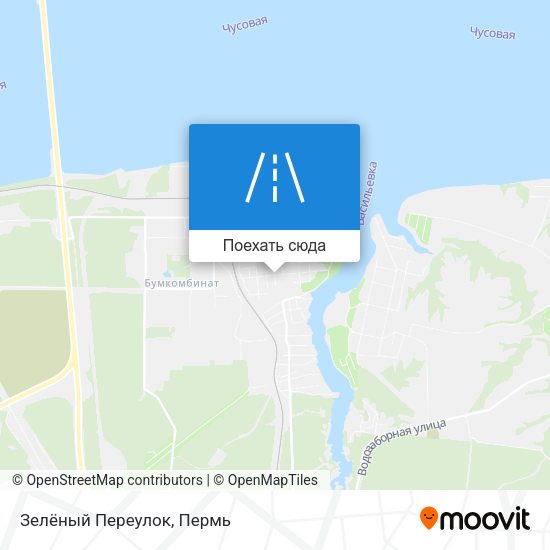 Карта Зелёный Переулок