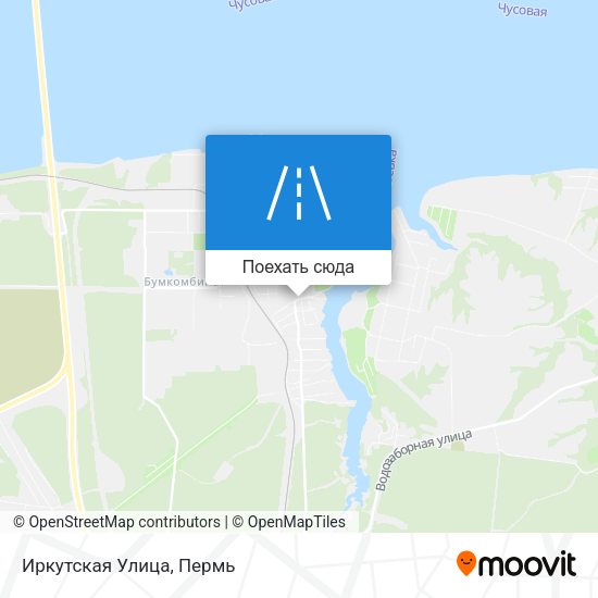 Карта Иркутская Улица