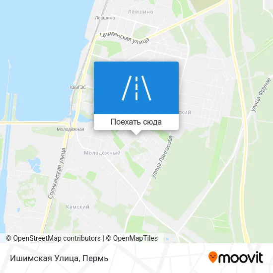 Карта Ишимская Улица