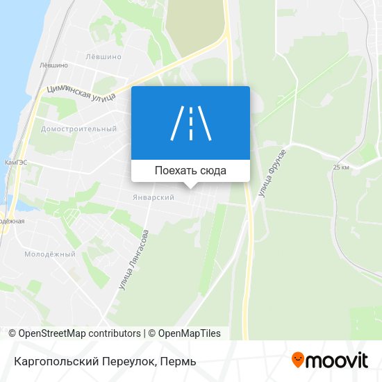 Карта Каргопольский Переулок