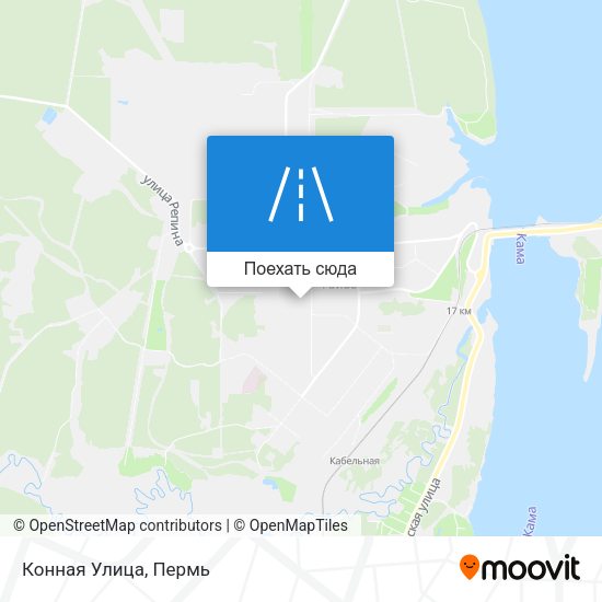 Карта Конная Улица