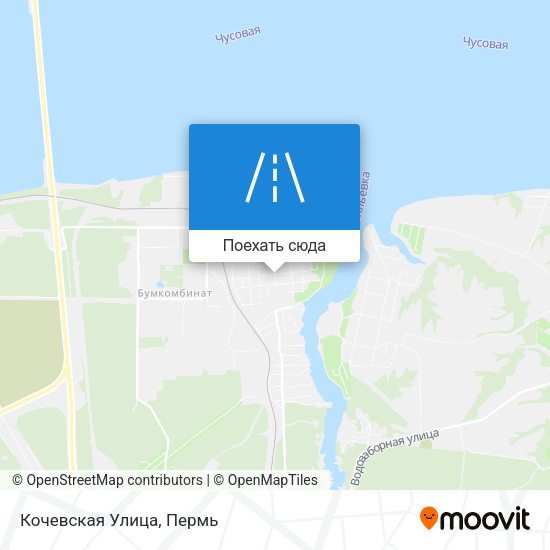 Карта Кочевская Улица