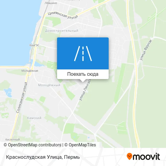 Карта Краснослудская Улица